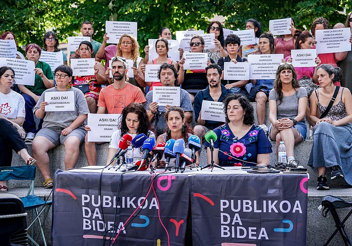 Familias de la escuela pública denuncian falta de inversión para aclimatar las aulas: «A 35 grados aprender es imposible»