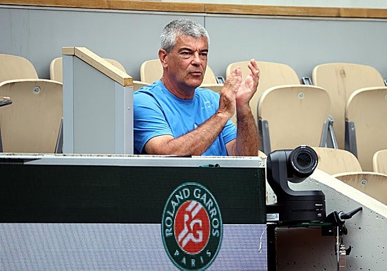 Rafael Jódar, la única persona que se sienta en el palco de la nueva sensación del tenis español: «Mi equipo somos él y yo»