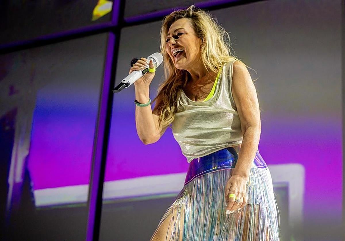 Amaia Montero, antes de un concierto: «Tiene pinta de que me
