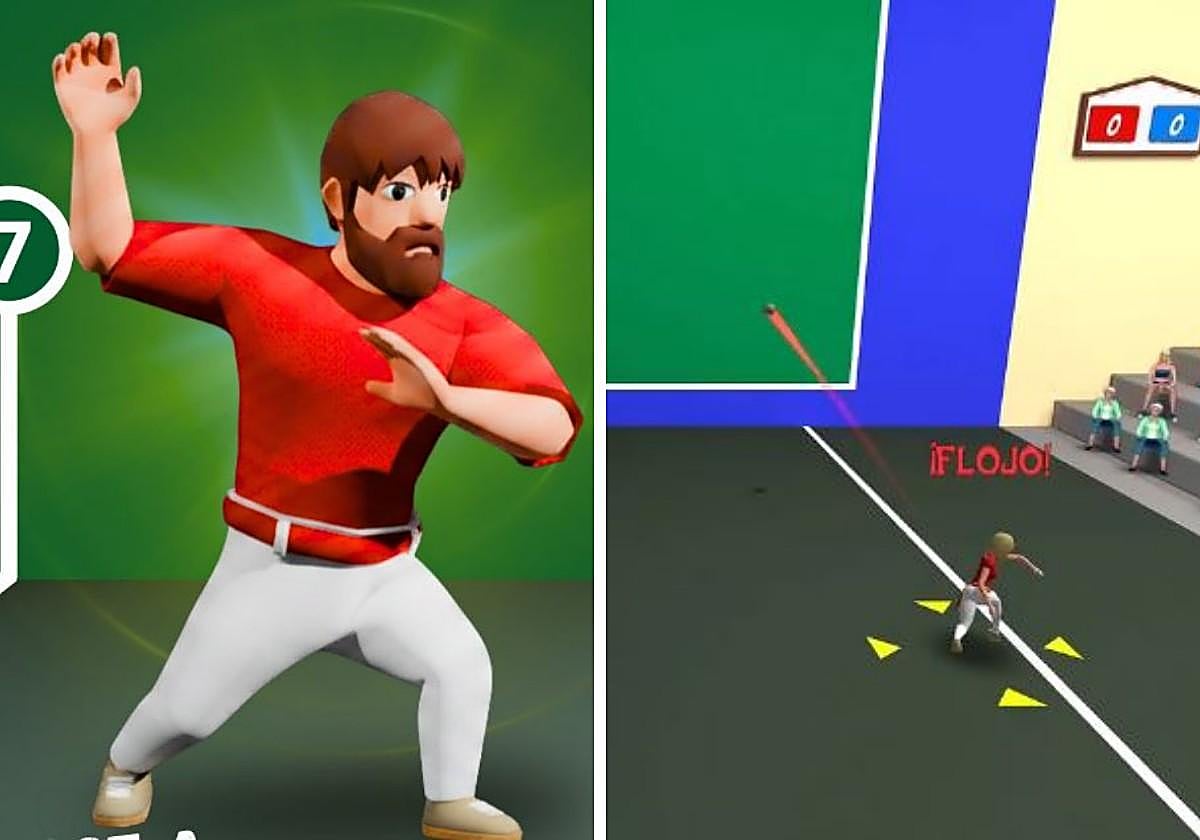 'Pilotakada', el nuevo videojuego de pelota a mano