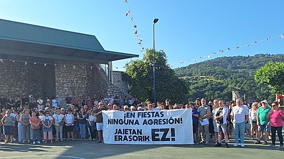 La ciudadanía de Etxebarri dice «no» a cualquier tipo de violencia en sus fiestas