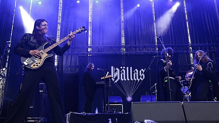 Hällas, caballeros del metal setentero bajo la tormenta