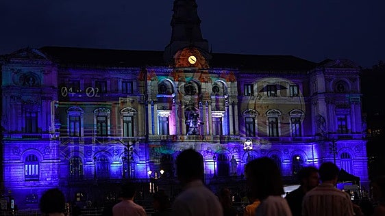 Las mejores imágenes de la Noche Blanca de Bilbao