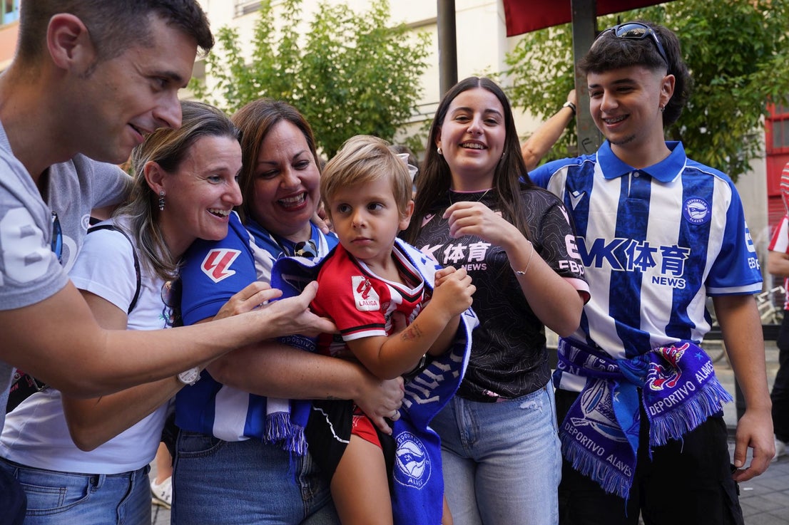 La afición alavesista toma Bilbao