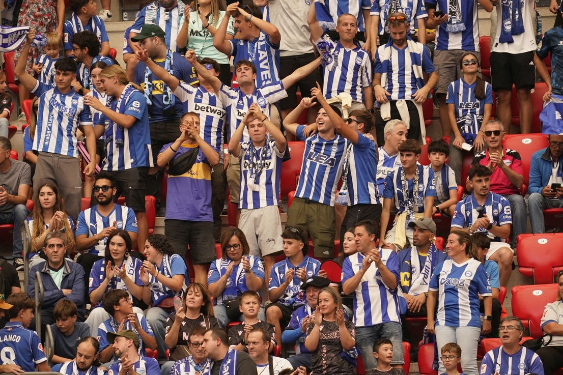 La afición alavesista toma Bilbao