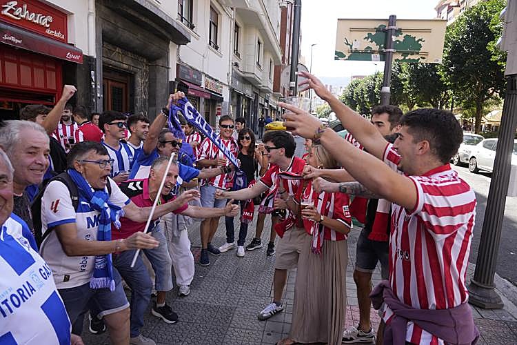 La afición alavesista toma Bilbao