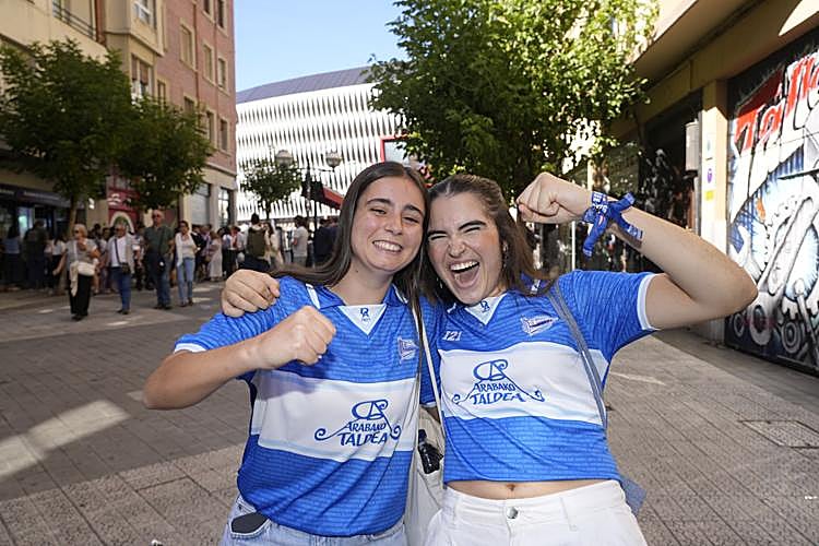 La afición alavesista toma Bilbao