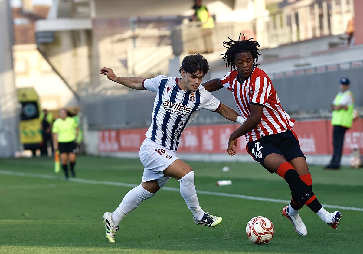 Christian Imga, la gran promesa de Lezama que ya juega en el Bilbao Athletic | El Correo