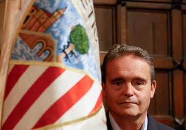Guillermo Ruiz-Longarte en el Palacio de Ibaigane.