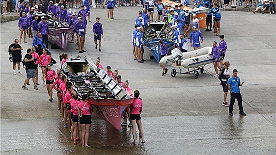 Las 6 traineras femeninas que no remaron en San Sebastián se enfrentan a duras sanciones