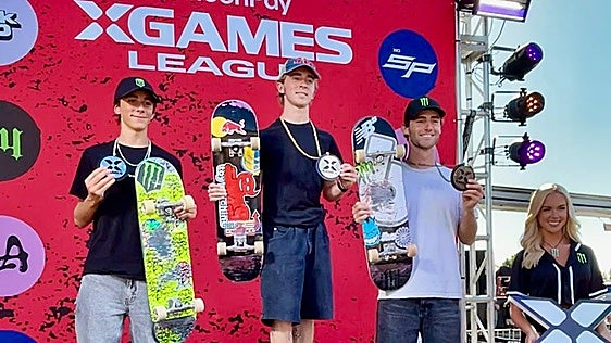 El skater bilbaíno Egoitz Bijueska, segundo en los XGames de Sacramento