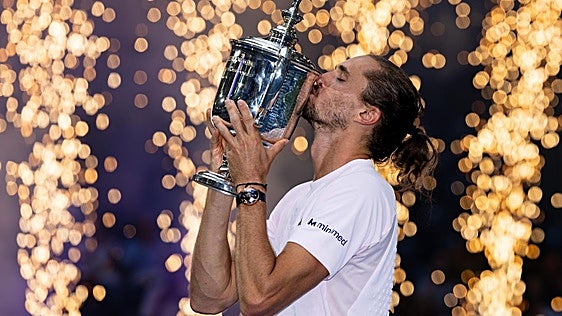 La insólita celebración de Zverev al ganar el US Open: un despiste, dedicatoria a su madre y su lucha contra la diabetes