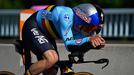 Remco Evenepoel hace historia del Mundial de crono