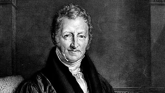 Malthus: la economía, una ciencia sombría