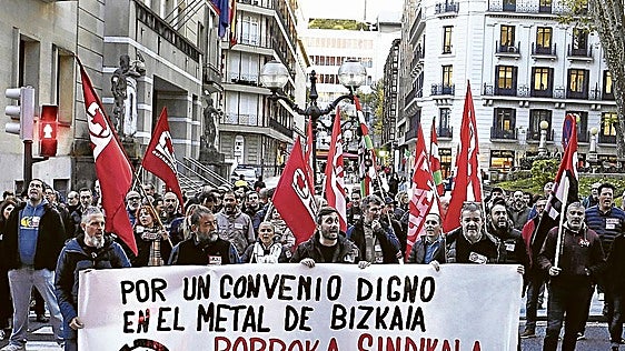 El Metal retoma la negociación del convenio, condicionada por el euskera