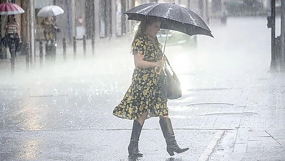 Alerta por tormentas, granizo y fuertes vientos para este domingo en Álava