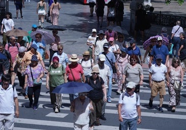 Alerta naranja el lunes en Bizkaia por temperaturas que alcanzarán los 40 grados