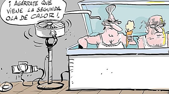 La viñeta de Cerrajería sobre la segunda ola de calor del verano en Álava