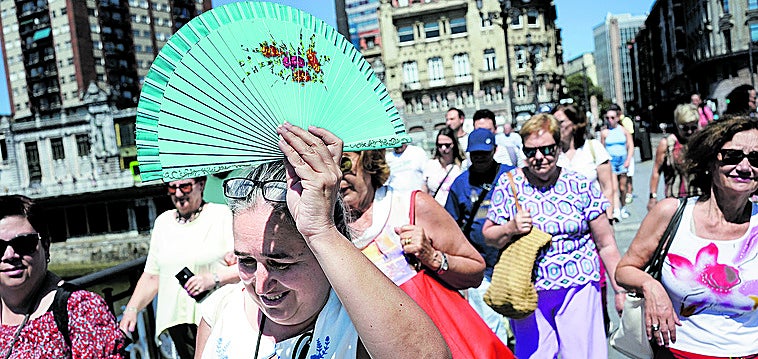Bizkaia sufre el julio más caluroso desde 1927: «En diez años nos reiremos de este calor»