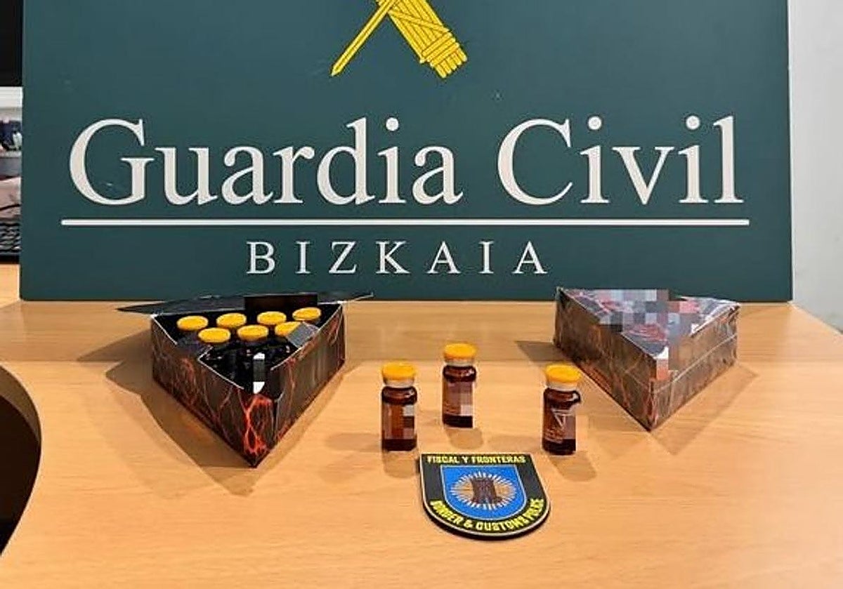 Incautados 20 viales de productos estéticos sin autorización en el aeropuerto de Bilbao