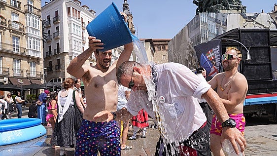 Vitoria encara el final de las fiestas en aviso amarillo y con máximas de 35 grados