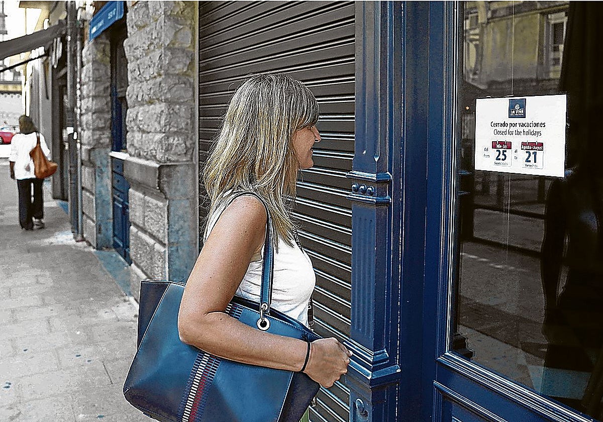 Numerosos bares y restaurantes de Bilbao bajan la persiana hasta fiestas