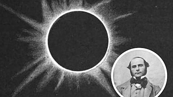 Cuando los ingleses dibujaron en acuarela el color exacto del eclipse en Laguardia