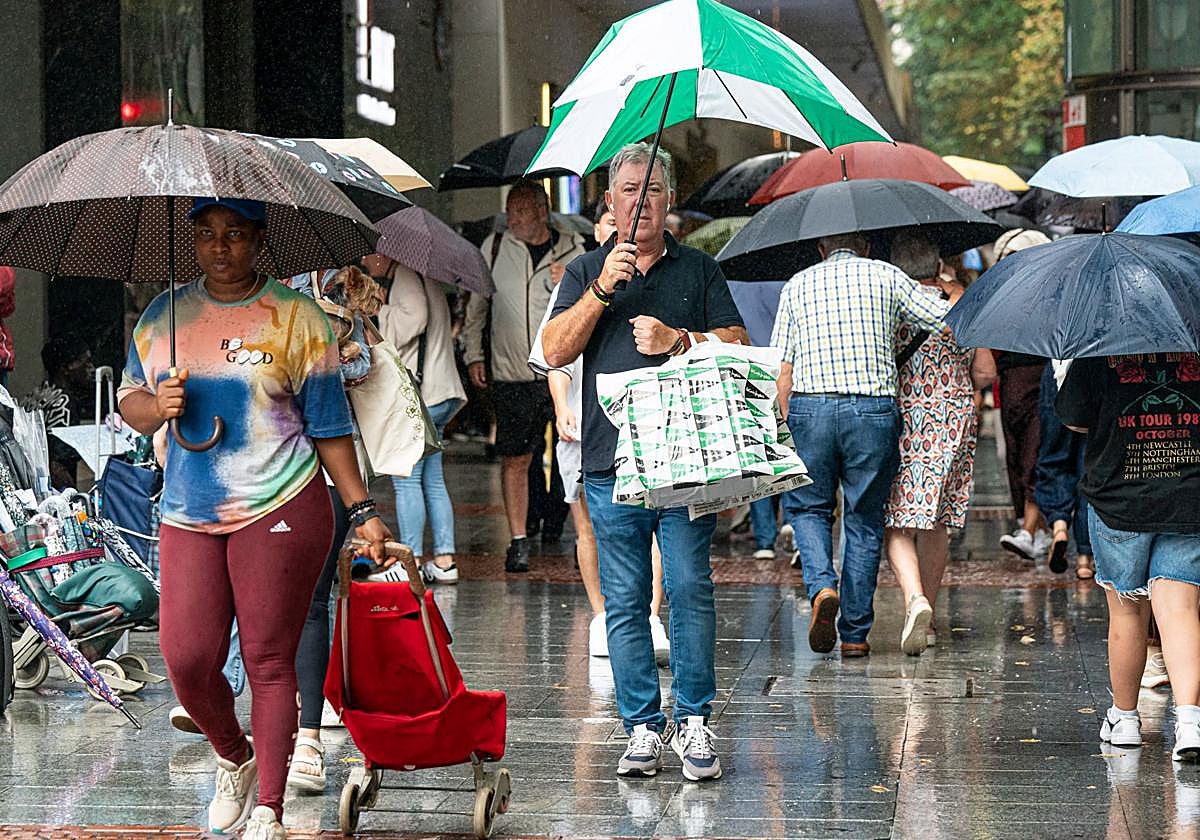 Alerta amarilla por fuertes tormentas y granizadas este jueves en Bizkaia