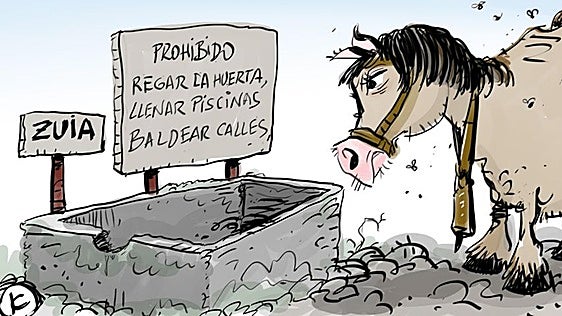 La viñeta de Cerrajería sobre la falta de agua en Zuia