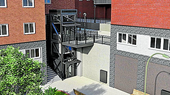 Comienzan las obras para la instalación de un nuevo ascensor en Santutxu