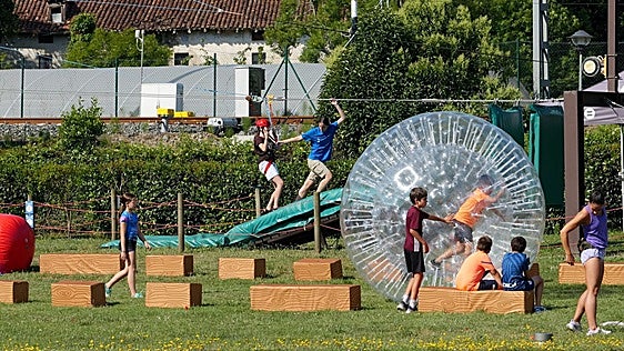 El parque de aventura de Urdaibai supera las 12.000 visitas durante los meses de verano