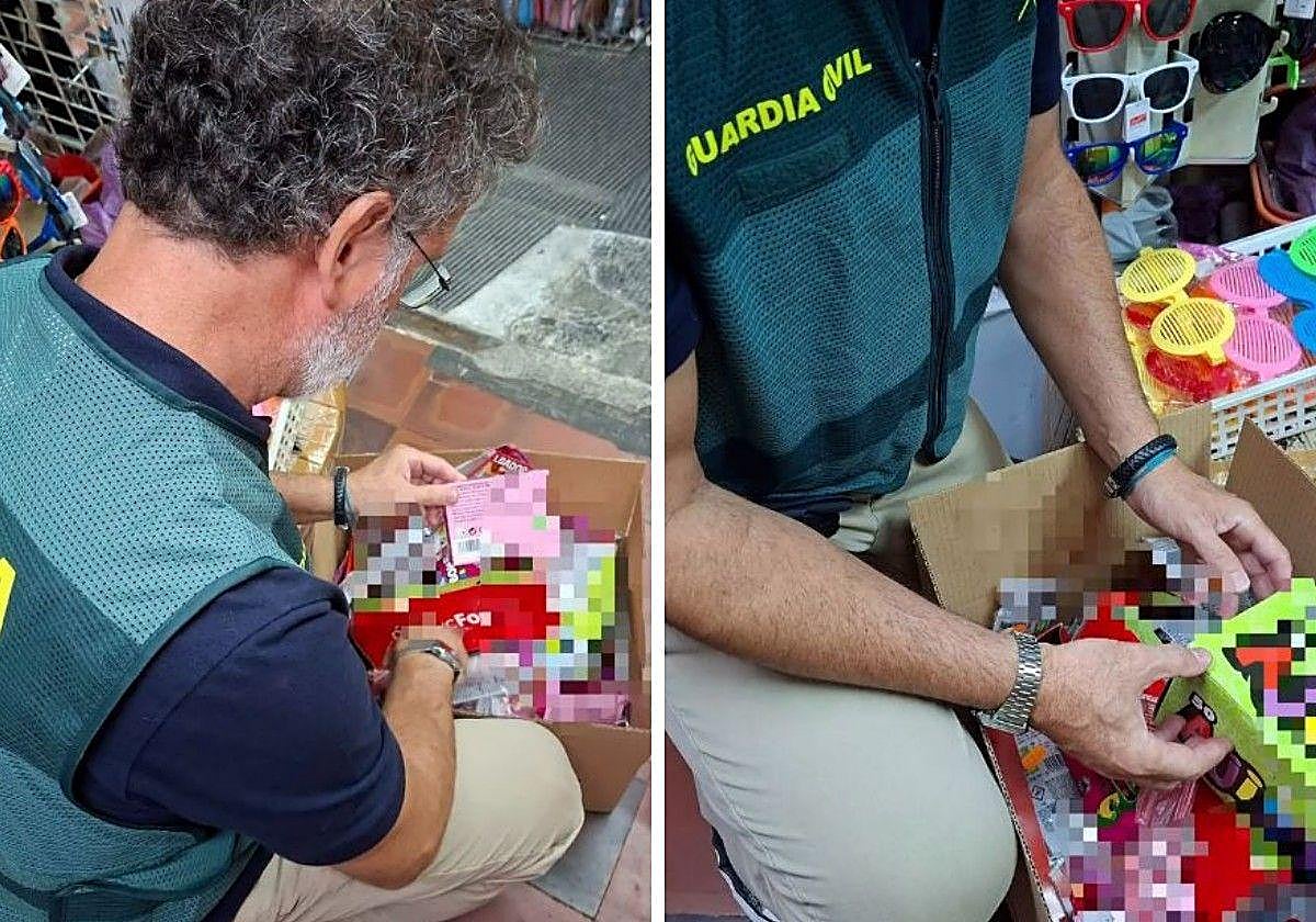 Intervienen miles de artículos pirotécnicos a la venta sin la autorización en Bilbao