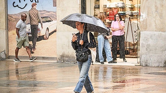 Y llegó por fin la lluvia a Vitoria