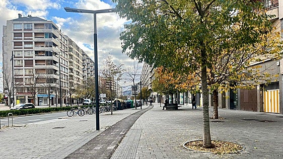 Empiezan a multar por circular por el antiguo bidegorri de la Avenida Gasteiz