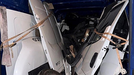 Sorprendidos en Vitoria cuando transportaban una furgoneta robada y piezas de otra también sustraída