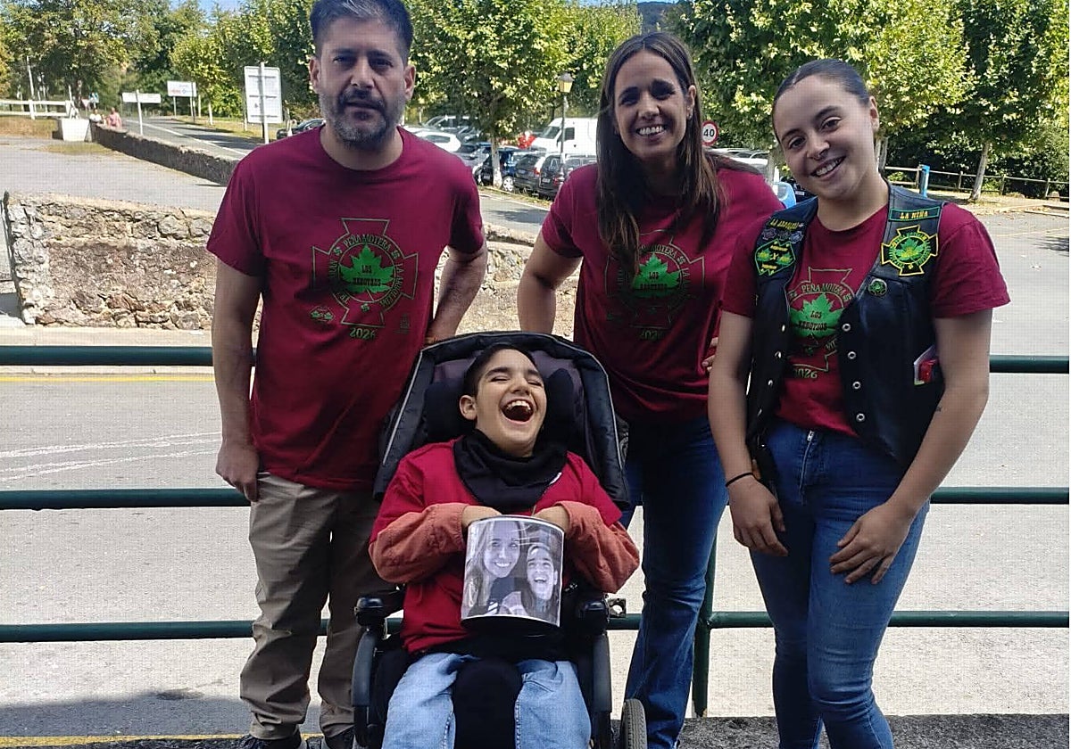 Moteros recaudan fondos para un niño con parálisis cerebral en Trapagaran