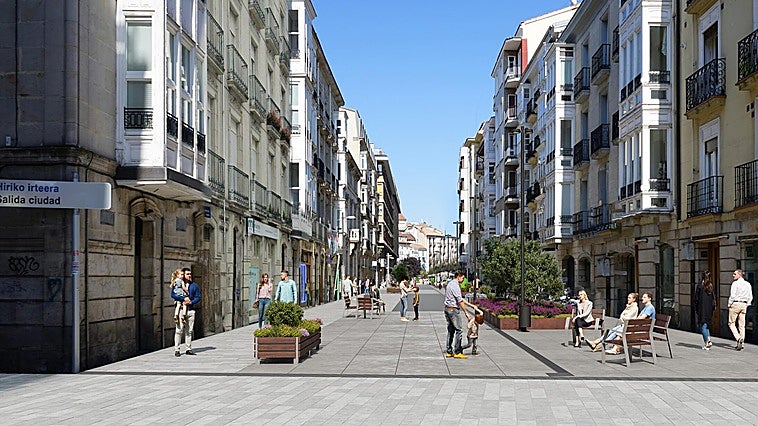 Arranca la reforma para hacer más peatonal y verde la calle de San Antonio