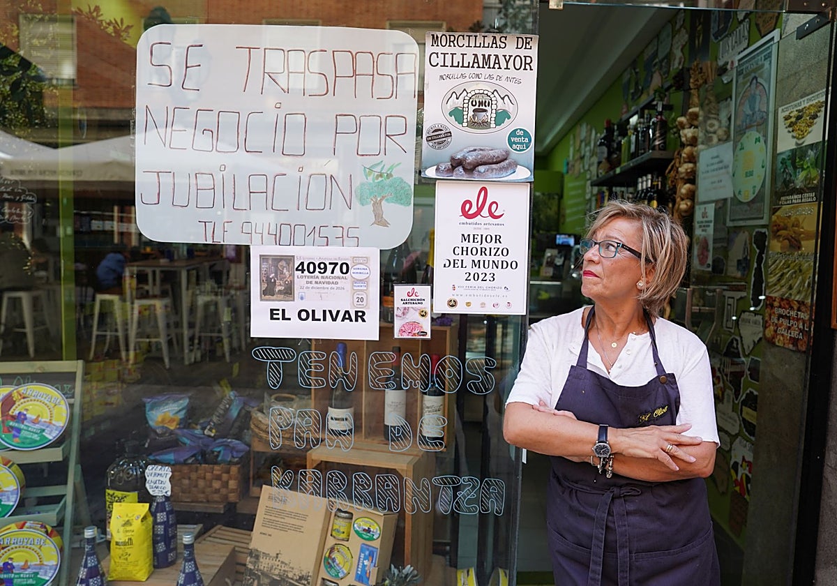 Vicki busca relevo para su tienda delicatessen de Bilbao: «Me marcho y no encuentro a nadie que quiera hacerse cargo»