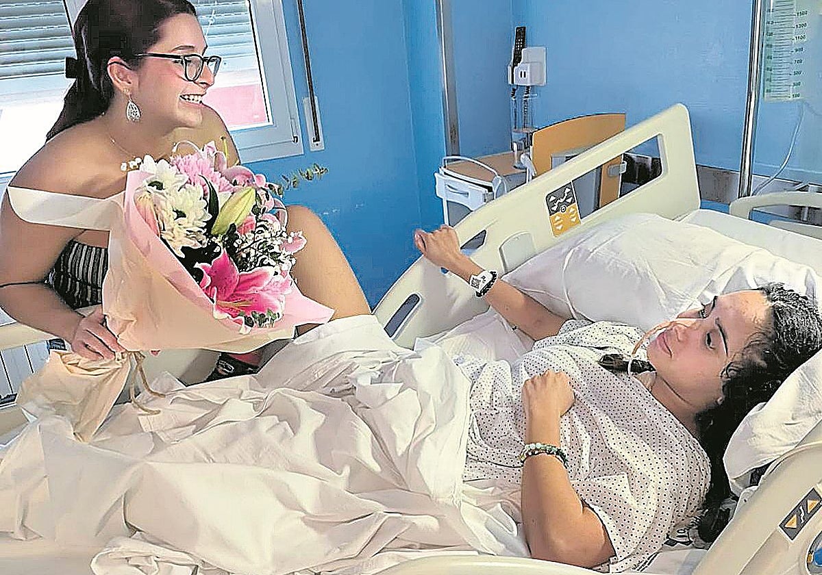 «Valeria cada día está mejor y ha comenzado a ponerse en pie con ayuda»