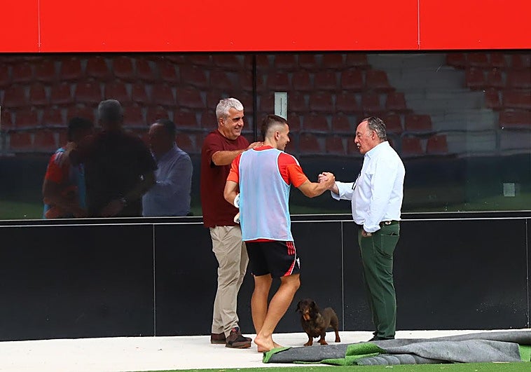 Satisfacción en el Mirandés con la confección de una plantilla «preparada para estar arriba»