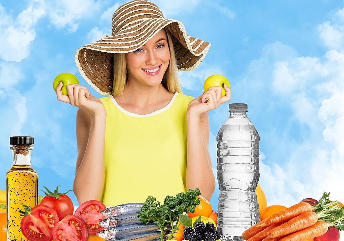Alimentar la piel en verano