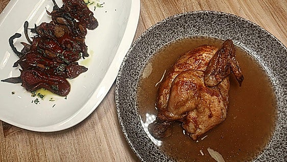 La cervecera que conquista con su un pollo asado jugoso y de piel crujiente en el centro de Bilbao