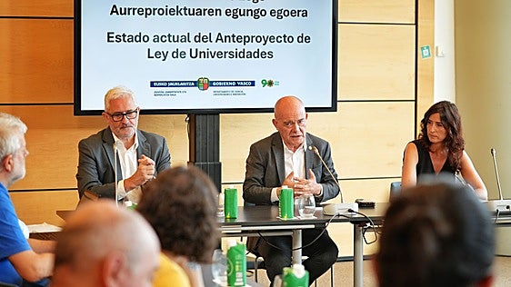 El Gobierno vasco impulsará con la EHU un Centro de Estudios Avanzados en disciplinas «estratégicas»