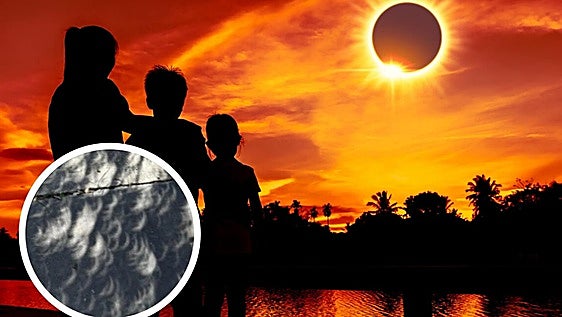 Los otros efectos del eclipse: caída de las temperaturas, 'sombras de luna', brisa tétrica, luz fantasmagórica...