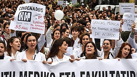 Los sindicatos convocan cinco días de huelga en Osakidetza para reclamar mejoras para todos los profesionales