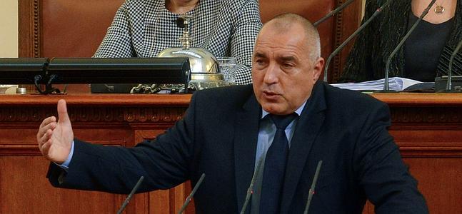 El primer ministro de Bulgaria, Boiko Borisov, en el Parlamento. / Reuters