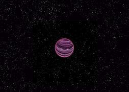 Imagen del planeta PSO J318.5-22, que se encuentra en la constelación de Capricornio. / Afp