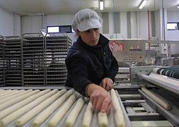 Trabajadores de la Panificadora La Vitoriana./ Archivo