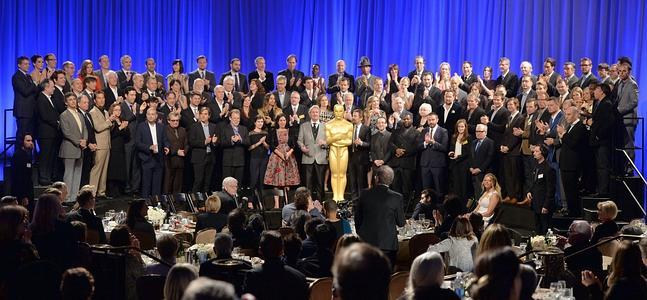 Foto de familia de los nominados al Oscar. / Alberto E. Rodríguez (Afp) | Vídeo: Atlas