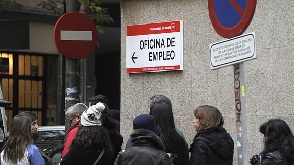 Una oficina del INEM.